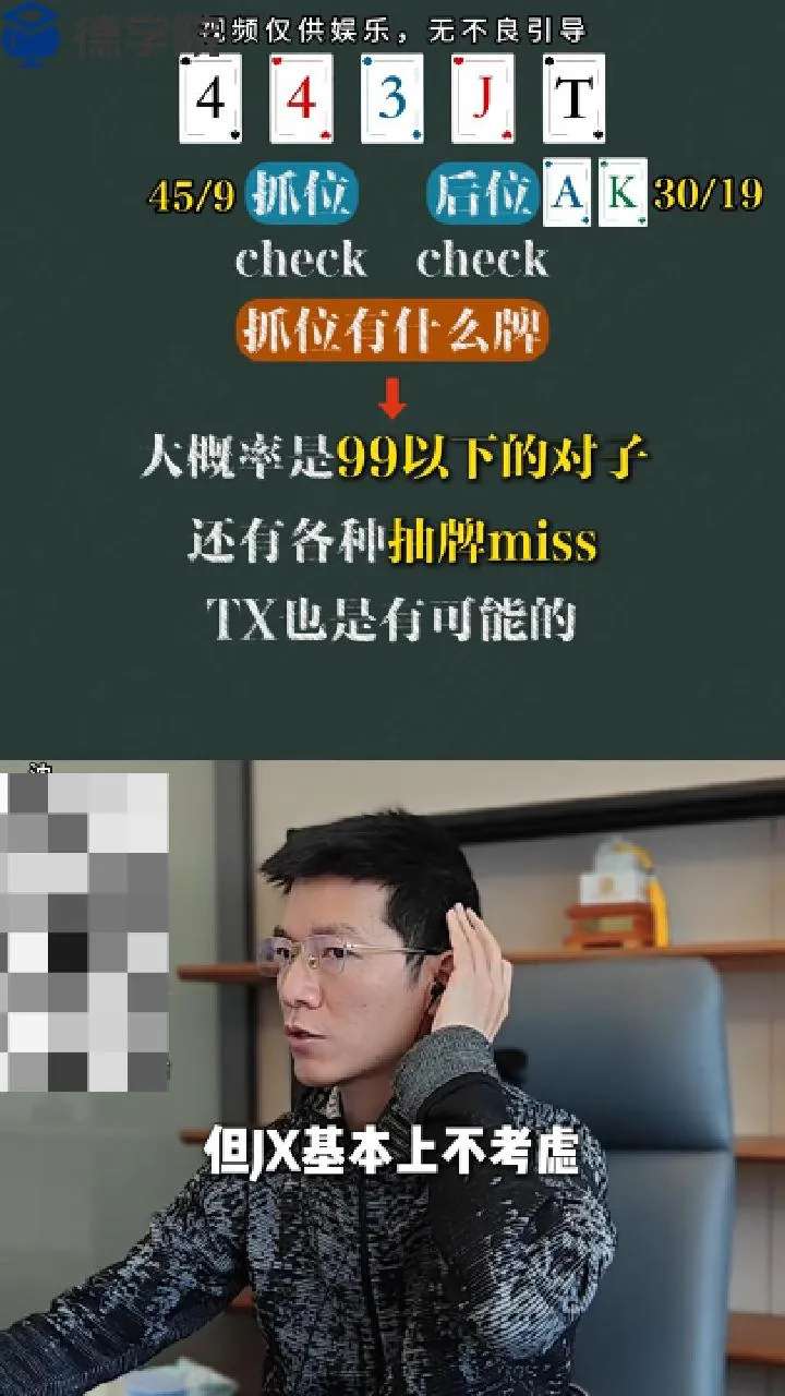 德学院-最专业的华人德州扑克学习与策略分享社区